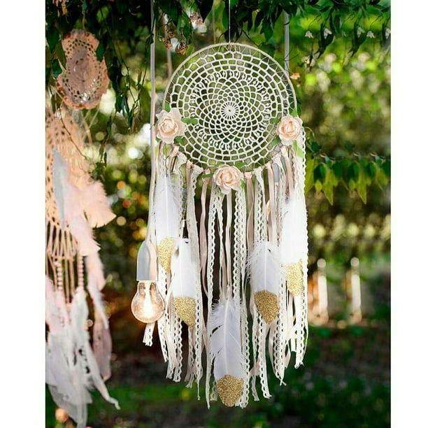 Details about / Boho Dream Catcher Feather Dreamcatcher Craft Ornament Gifts Wall Hanging Decor